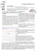 Un nouveau 4 pages : La scolarisation obligatoire à 3 ans